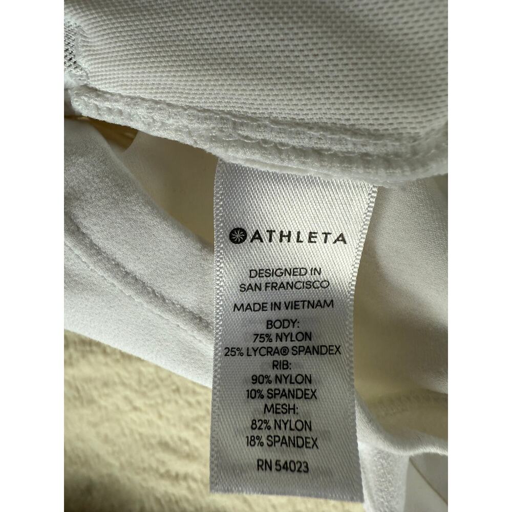 Athleta White Running Golf Jacket Size Large - Picture 4 of 6